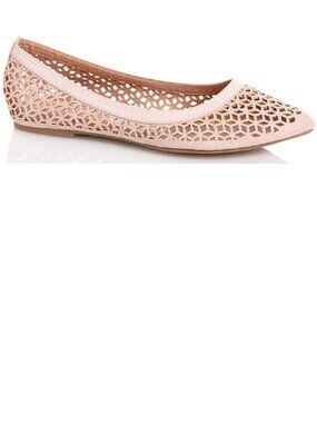 Wild Diva Pippa Women's Perforated Ballet Flats, Size 7